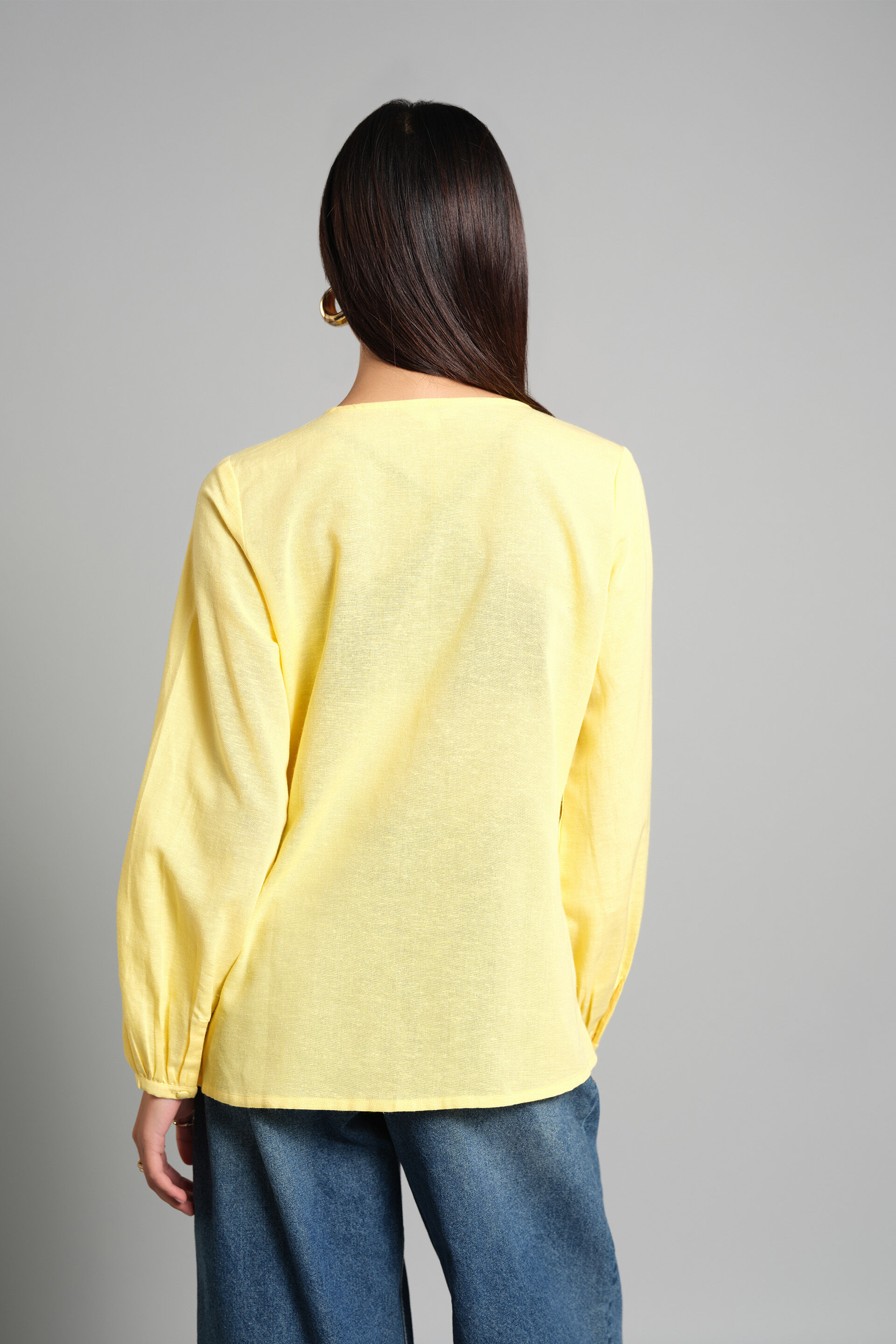 All In The Ruffles Top, Yellow, image 6